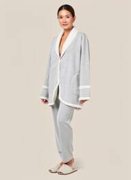 Robe de chambre poches gris MASSANA femme