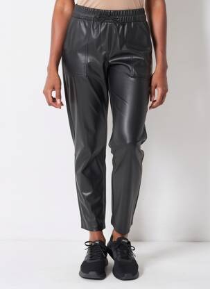 Pantalon chino taille basse taille basse noir CECIL femme