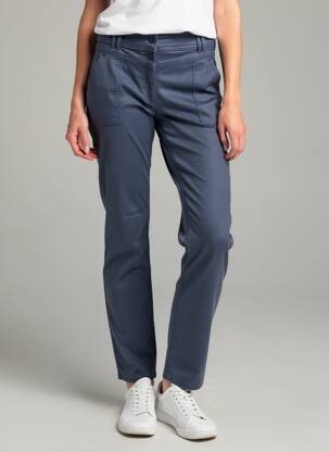 Pantalon slim stretch taille normale bleu CECIL femme
