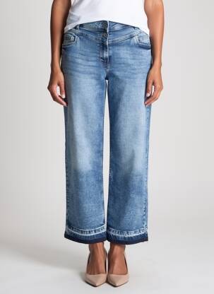 Jeans coupe droite taille normale taille normale bleu CECIL femme