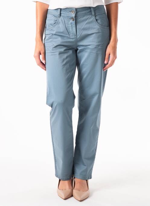 Jeans coupe slim tissage brut taille normale bleu CECIL femme