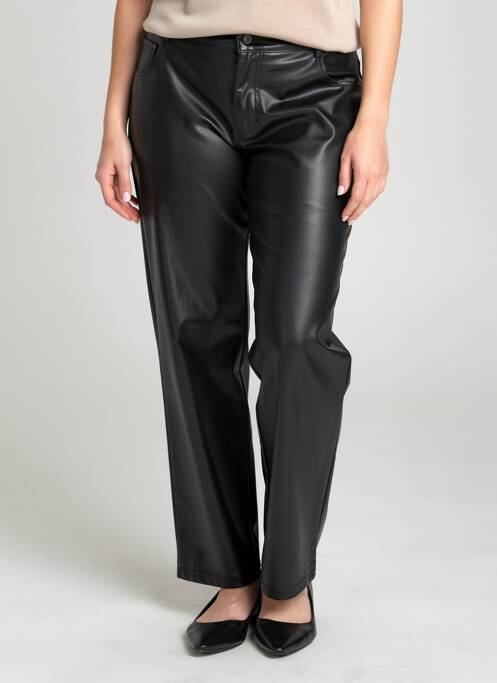 Pantalon slim stretch taille normale noir FRED SABATIER femme