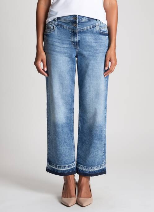 Jeans coupe droite taille normale taille normale bleu CECIL femme