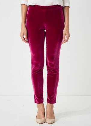 Legging taille élastique rose GOLDA femme