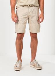 Bermuda tissage popeline taille normale beige RED POINT homme