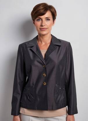 Blazer poches noir ATLANTA femme
