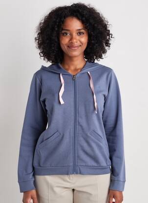 Veste casual col rond bleu TRIUMPH femme