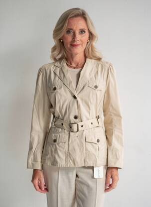 Blazer coupe cintrée beige CONCEPT K femme