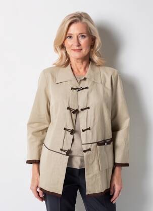 Veste casual poches beige TELMAIL femme