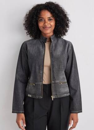 Veste casual poches noir LUCCHINI femme