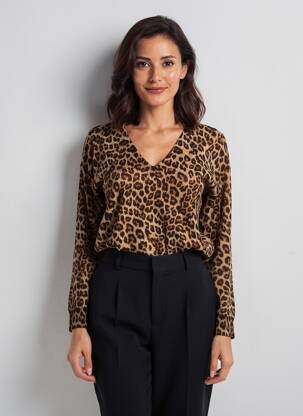 Pull coupe droite manches longues marron GERARD DAREL femme