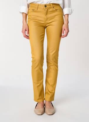 Pantalon slim stretch taille normale jaune LEE COOPER femme