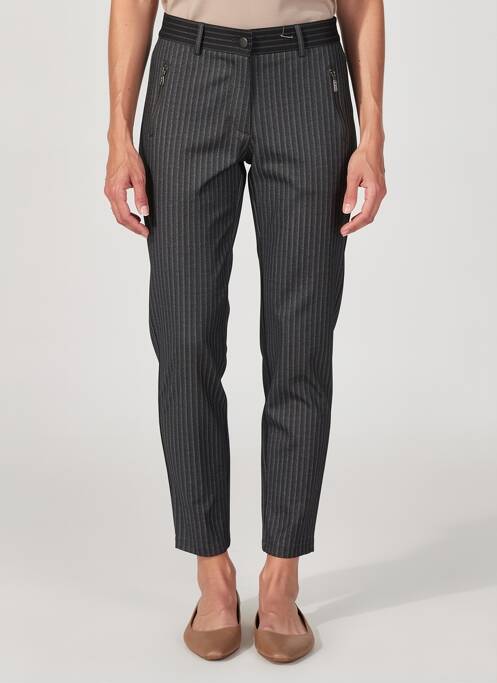 Pantalon slim stretch taille normale noir PAZ TORRAS femme