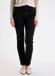 Pantalon slim stretch taille normale noir I DODO femme