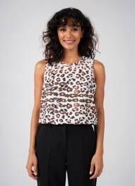 Top sans manche sans manche blanc MY COLLECTION femme