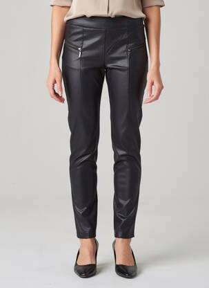 Pantalon slim taille élastique taille normale bleu CHARMING GIRL femme