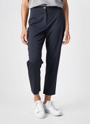 Pantalon 7/8 stretch taille normale bleu MARINA RINALDI femme