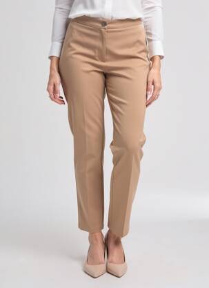 Pantalon 7/8 stretch taille normale marron MARINA RINALDI femme