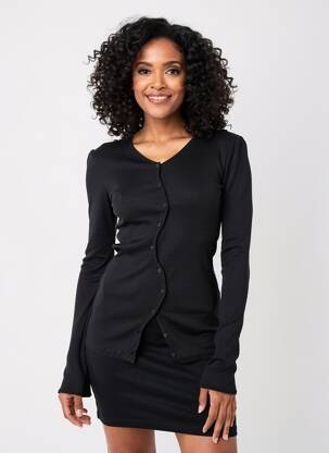 Top stretch manches longues noir OPÉRA SPORT femme