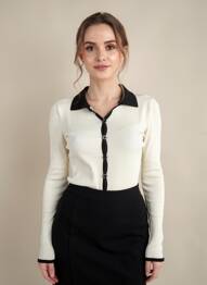 Top stretch manches longues beige OPÉRA SPORT femme