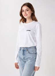 Top stretch manches longues blanc OPÉRA SPORT femme