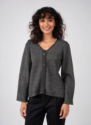 Gilet manches longues stretch noir LO! LES FILLES femme