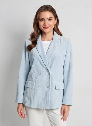 Blazer poches bleu GEISHA femme