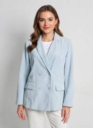 Blazer poches bleu GEISHA femme