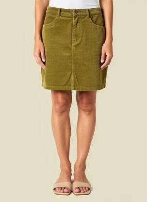 Jupe courte poches vert BLUTSGESCHWISTER femme