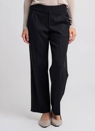 Pantalon droit stretch taille normale noir STREET ONE femme