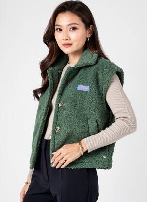 Veste casual coupe droite vert FREEMAN T.PORTER femme
