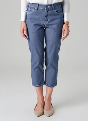 Pantalon 7/8 stretch taille normale bleu STARK femme