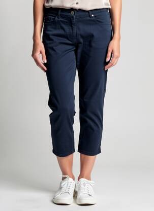 Pantalon 7/8 stretch taille normale bleu STARK femme