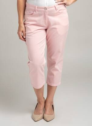 Pantacourt stretch taille normale rose STARK femme