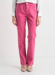 Jeans coupe slim stretch taille normale rose STARK femme
