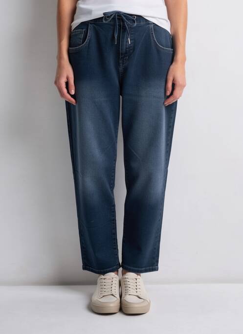 Jeans coupe large tissage brut taille normale bleu RABE femme