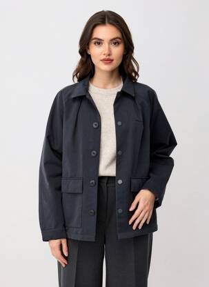 Veste casual coupe droite gris RVCA femme