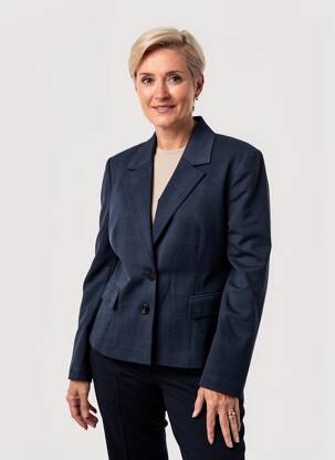 Blazer poches bleu GERRY WEBER femme