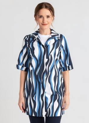 Robe courte manches courtes manches courtes bleu JOSEPH RIBKOFF femme