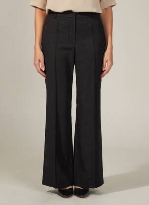Pantalon flare taille élastique taille normale noir GARDEUR femme
