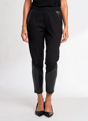 Pantalon 7/8 stretch taille normale noir JOSEPH RIBKOFF femme