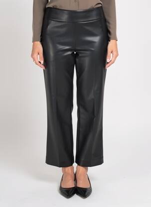 Pantalon droit stretch taille normale noir JOSEPH RIBKOFF femme
