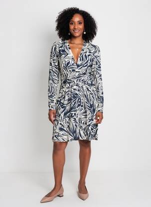 Robe courte manches longues manches longues bleu BA&SH femme