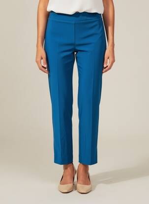 Pantalon 7/8 stretch taille normale bleu JOSEPH RIBKOFF femme