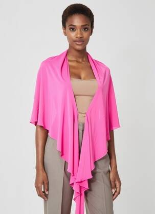 Gilet manches courtes col v rose JOSEPH RIBKOFF femme