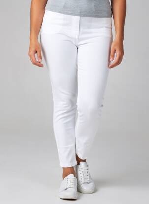 Jegging tissage popeline taille normale blanc STARK femme
