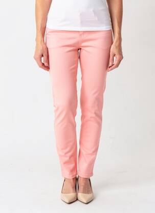 Jegging tissage popeline taille normale rose STARK femme