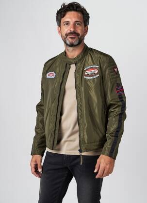 Blouson manches longues vert DAYTONA homme
