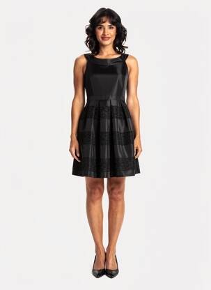 Robe courte sans manche sans manche noir ESPRIT femme