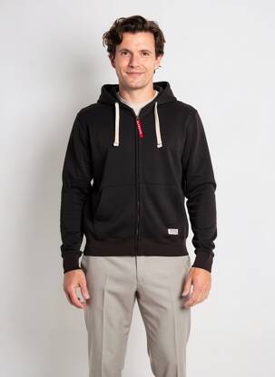 Veste casual coupe droite noir DAYTONA homme